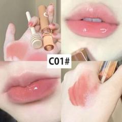 CAPPUVINI  大人気 口紅 リップエナメル 光沢感 保湿補水 #C01のサムネイル