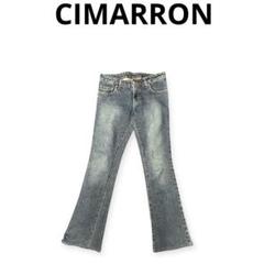 【Y2K】CIMARRON スペイン製　ストレッチローライズフレアデニム