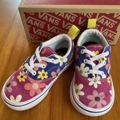 値下げ美品 バンズ VANS 13cm 14cm キッズスニーカー FLOWER