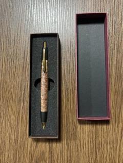 ボナンペン 本花梨瘤源平（アンボイナ）【木軸ペン】未使用