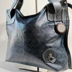 PELLE BORSA ペレボルサ アライブ ハンドバッグ 総柄 PVC レザー