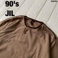90'sJILDeFranceヘンリーネックサーマルシャツUS古着アメカジのサムネイル