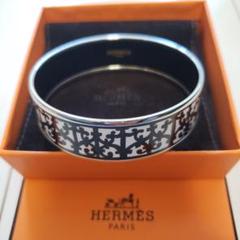 HERMES】エルメス エマイユGM ガダルキヴィール バングル☆A品