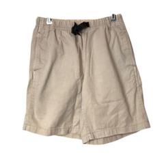 グラミチ　ハーフパンツ　短パン　ベルト付　ワッペンロゴ　スモールサイズ　コットン