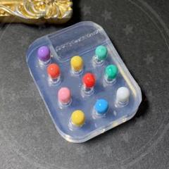 #0170シリコンモールド　カプセル　お薬　デコレーション　 封入　レジン　装飾