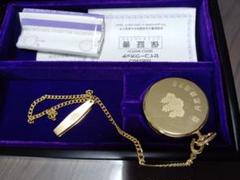 SEIKO セイコー 贈内閣総理大臣 懐中時計 クオーツ式 会津塗小箱 未使用 SEIKO 贈内閣総理大臣 懐中時計 会津塗小箱 電池交換済み 稼働品