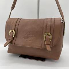 【良品】Dakota キューブ ショルダーバッグ 斜めがけ ポシェット ブラウン