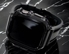 Apple Watch ラバーバンド　ベルト&カバー　レッドAG1