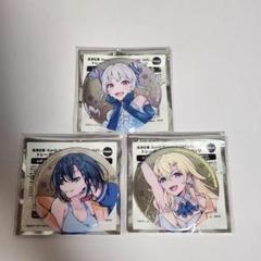 信澤収イラスト展 缶バッジ ＋ダイソー Roselia セット 信澤収イラスト展 -BanG Dream! ＆ VIRTUAL GIRL-｜会場販売