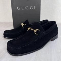 美品】GUCCI/グッチ ホースビット ローファー 革靴 スエード