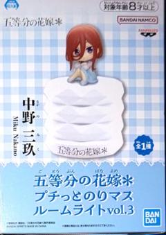 五等分の花嫁 中野三玖 プチっとのりマスルームライト