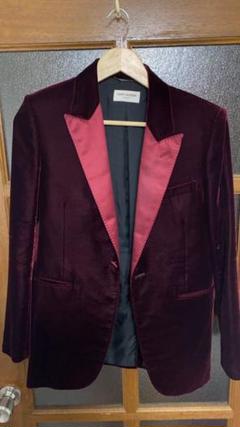 SAINT LAURENT サンローラン ジャケット ワインレッド ベロア