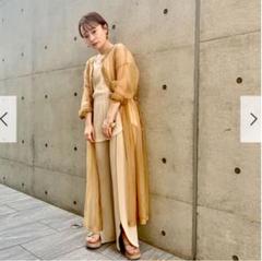 シアードロストワンピース キャメル