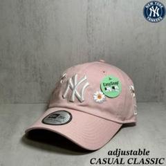 海外限定】 ヤンキース CASUAL CLASSIC フラワー ピンク ①