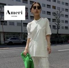 【極美品】AMERIアメリヴィンテージビッグTシャツ白　レディース　古着 2025年最新】Ameri VINTAGE レディース 半袖(Tシャツ) Tシャツ