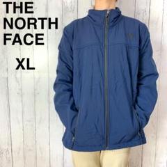 ノースフェイス ハイカラージャケット インナー 濃青 女性 XL 大きいサイズ