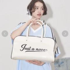 JUST A NOON ボストンバッグ ブラウン JUST A NOON 「JUST NOON」 ボストンバッグ FREE ブラウン
