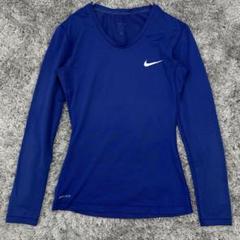 NIKE ナイキ Pro アンダーシャツ ブルー　トレーニングウエア　Mサイズ