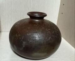 丹波焼　市野陶山 作　壺　種壺　花入れ 茶道具　茶器　花器　高さ　約20.1cm 丹波焼 市野陶山 作 壺 種壺 花入れ 茶道具 茶器 花器 高さ 約