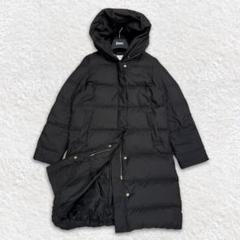 SLOBE IÉNA 黒 フード付きダウンコート CEタフタショートダウン | スローブ イエナ(SLOBE IENA