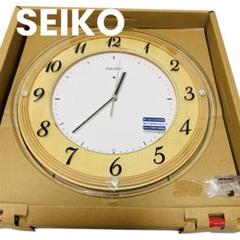 【本体美品】SEIKO電波掛時計　木枠 天然色木地 KX321A