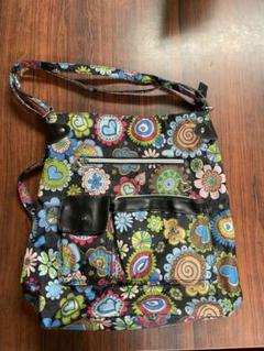 カラフル花柄ショルダーバッグ