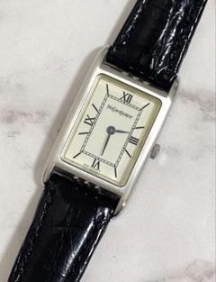 稼働品 イヴサンローラン YSL スクエア レディース腕時計 コンビカラー COB様 イヴサンローラン YSL コンビカラー スクエア ボーイズ