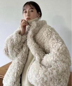 【本日限定価格】田中みな実　カールファーコート　サイズ1 clane 田中みな実 カールファーコート レディース