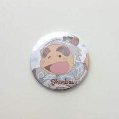 【忍たま乱太郎】プリズムパターン 缶バッジ（福富しんべヱ）