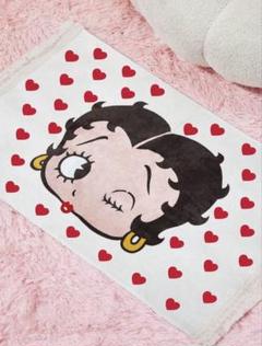 Betty Boop ベティちゃん マット ハート柄 インテリア ラグマット