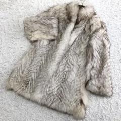978【ほぼ新品】グレイド アンゴラ ブルーフォックスファー コート グレー 9 1705971351.jpg?1666176112