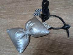 ドールチャーム　バービー　ストラップ 　ジャラジャラ　リボン　シルバー