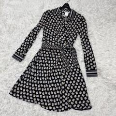 人気】Max Mara マックスマーラ カシュクールワンピース シルク