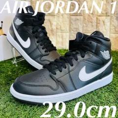 ナイキ ウィメンズ エア ジョーダン 1 ミッド NIKE スニーカー 白 黒