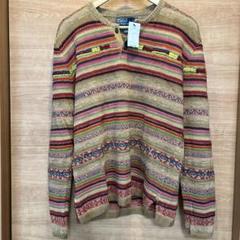 【新品】Polo Ralph Lauren リネン シルクニットセーターのサムネイル