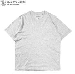 日本製 BEAUTY&YOUTH 無地 Tシャツ ごま塩 90s ビンテージ仕様