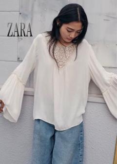ZARA★ギャザーディティールフルイドブラウス UNIQLO GUのサムネイル