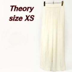Theory　SAXONY PULL ON WIDE PANTオフホワイトXS