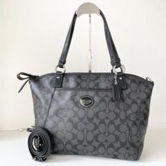 【未使用・保管品】COACH トートバッグ シグネチャー A4 通勤 通学