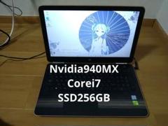 ゲーミングノートpc Nvidia940MX Corei7 SSD256GB