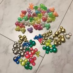 ミッキー顔シルエットのハンドメイド素材