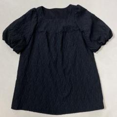 美品 TO BE CHIC フラワーふくれジャカード ブラウス