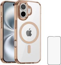 25326　値下げOK　Phone 16 ケース クリア　ガラスフィルム付き