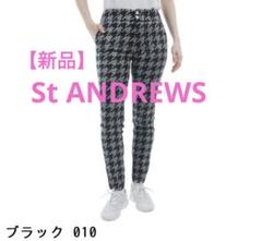【新品未使用】St ANDREWS ヘリンボーンジャガードパンツ メンズM　LL セール・アウトレット】ヘリンボーン千鳥ラメジャカード