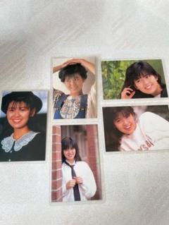 南野陽子 プロマイド ラミネートカード 5枚セット