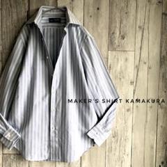 Maker's shirt鎌倉　メーカーズシャツカマクラ　ストライプ　長袖シャツのサムネイル