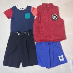 最終値下げ　カジュアルセット Tシャツ ベスト ショートパンツ110