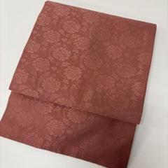 名古屋帯 正絹 美しい花唐草 色無地 九寸T-5319 - メルカリ