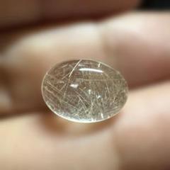 天然ルチルクオーツルース　4.985ct