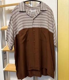50年代　レーヨンオープンカラーシャツ　vintageのサムネイル